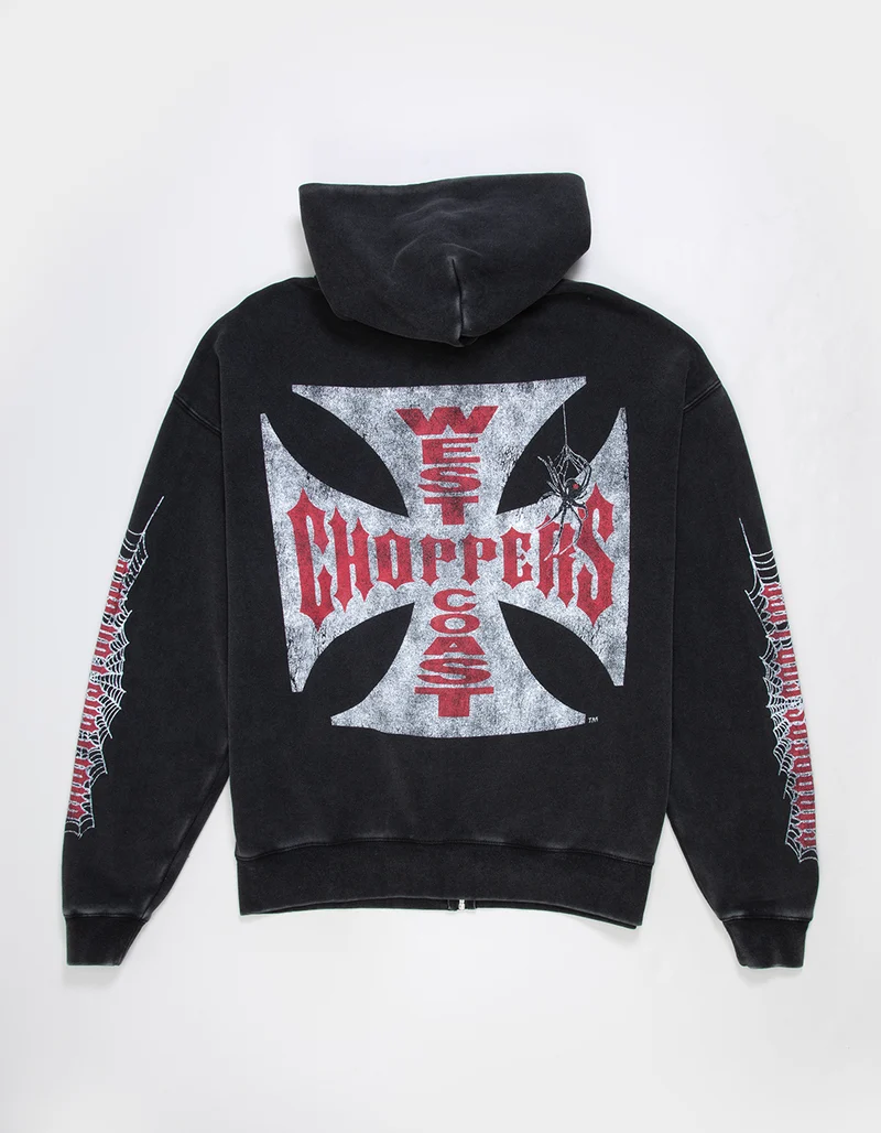 WEST COAST CHOPPERS Crawler Mens Zip-Up Hoodie