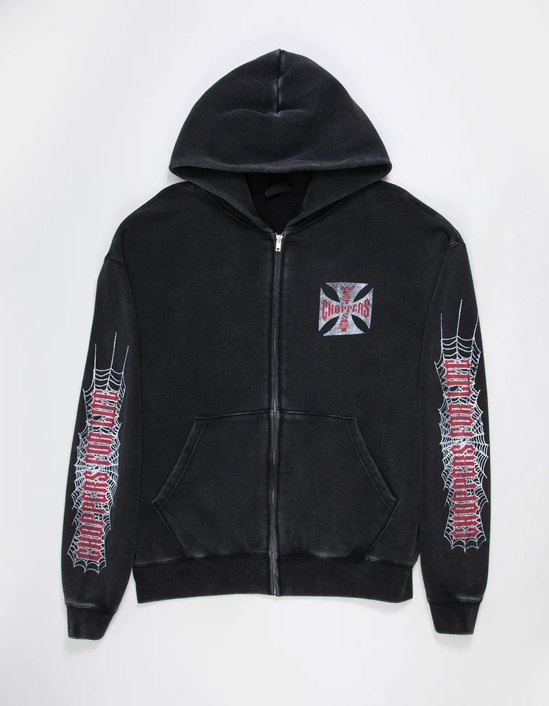 WEST COAST CHOPPERS Crawler Mens Zip-Up Hoodie