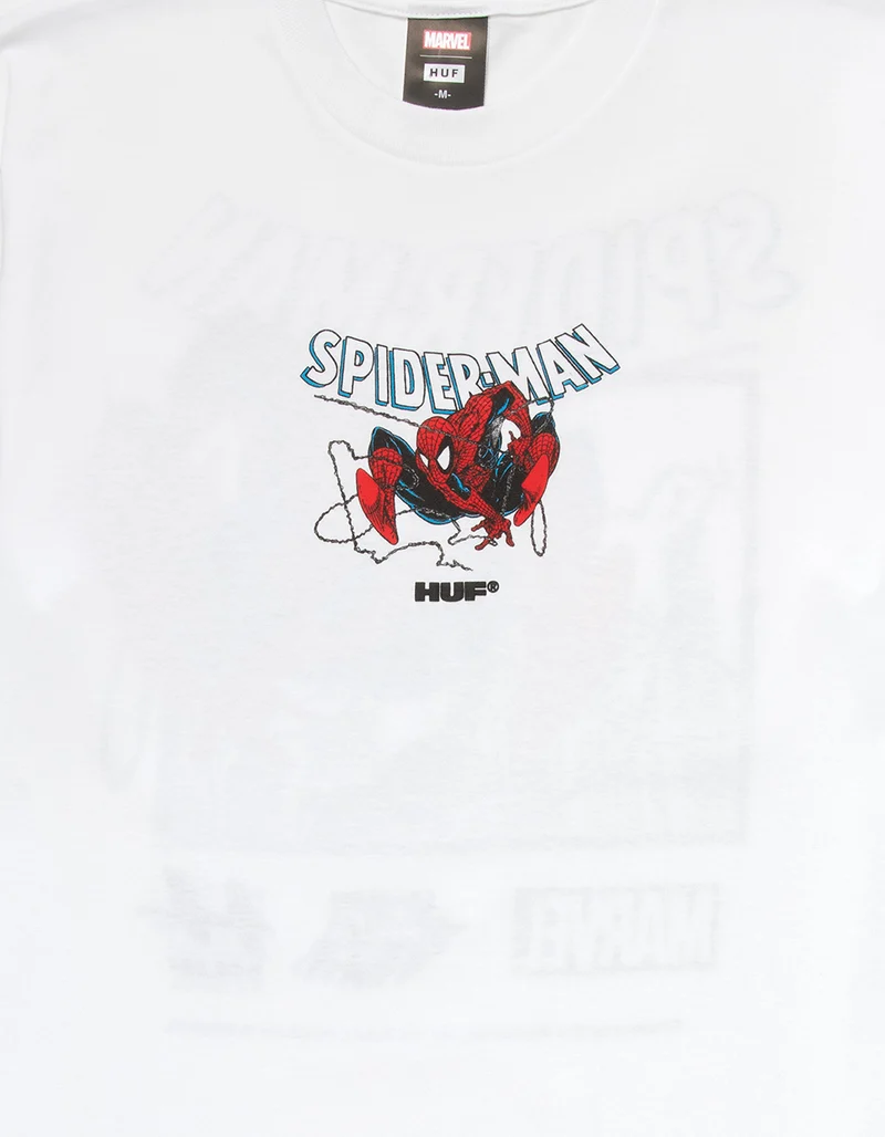 HUF x Marvel Spider-Man Webcrawl Mens Tee