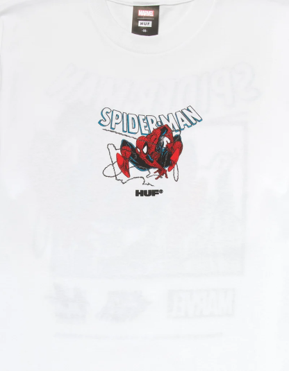 HUF x Marvel Spider-Man Webcrawl Mens Tee