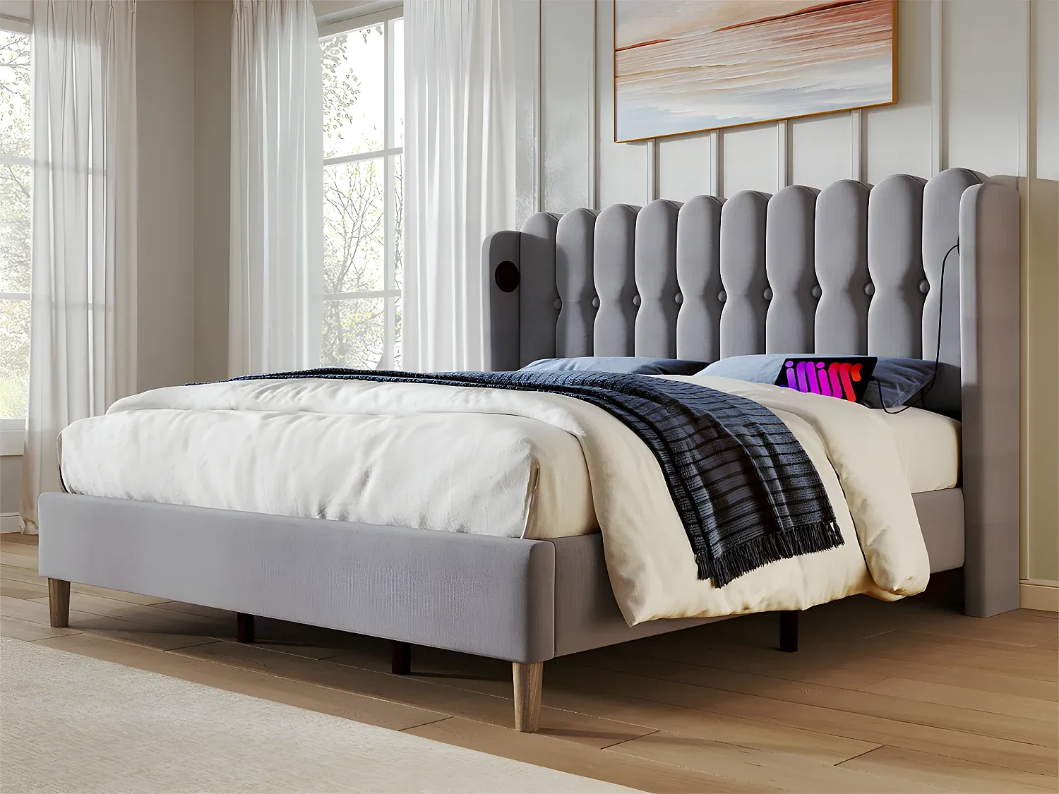Schlafzimmer,Bereich Bett,Bettrahmen-livilume