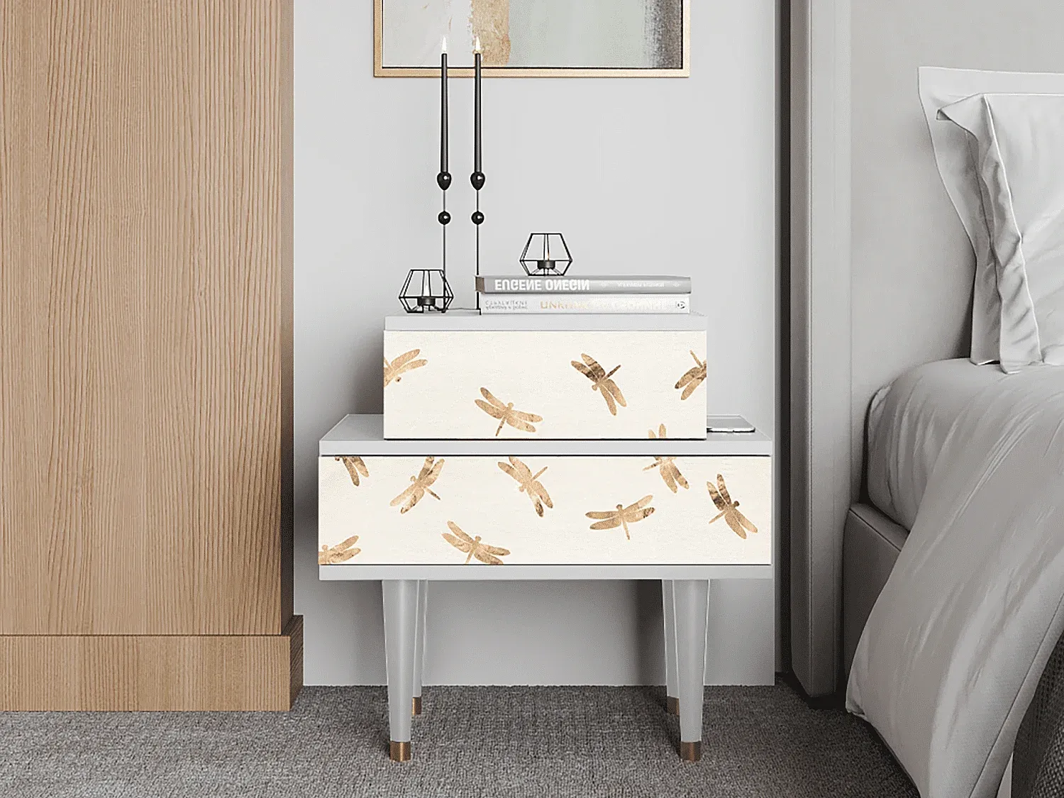 Schlafzimmer,Schlafzimmermöbel,Nachttisch-livilume