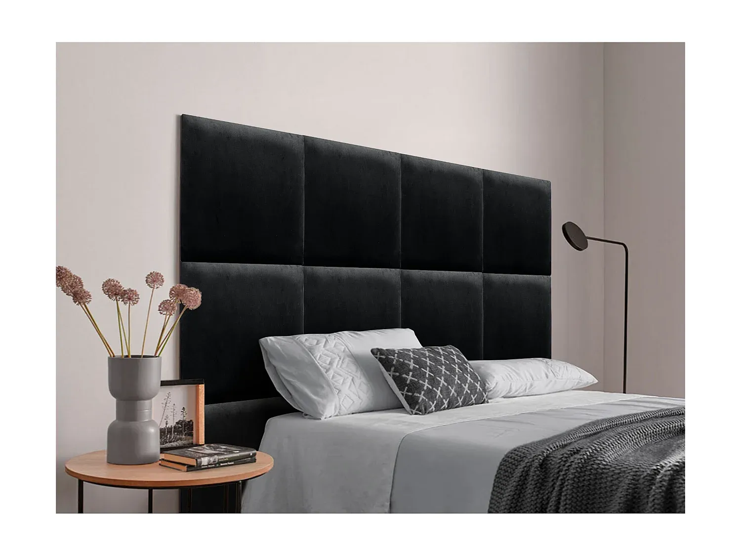 Schlafzimmer,Bettkopfteil und Bettüberbau,Bettkopfteil-livilume