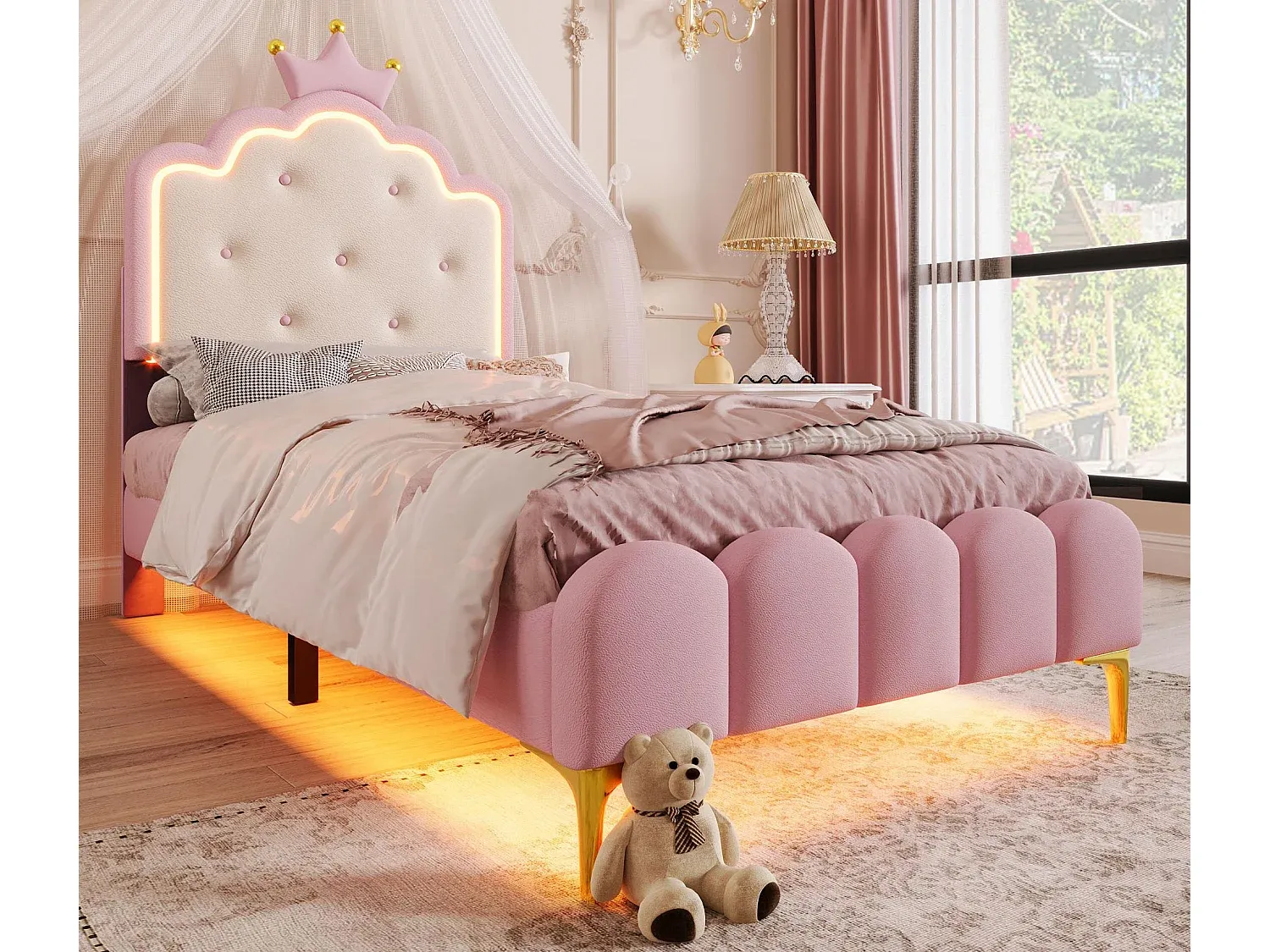 Schlafzimmer,Bereich Bett,Bettrahmen-livilume