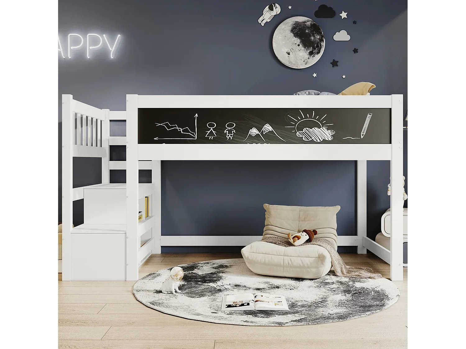 Schlafzimmer,Bereich Bett,Hochbett-livilume