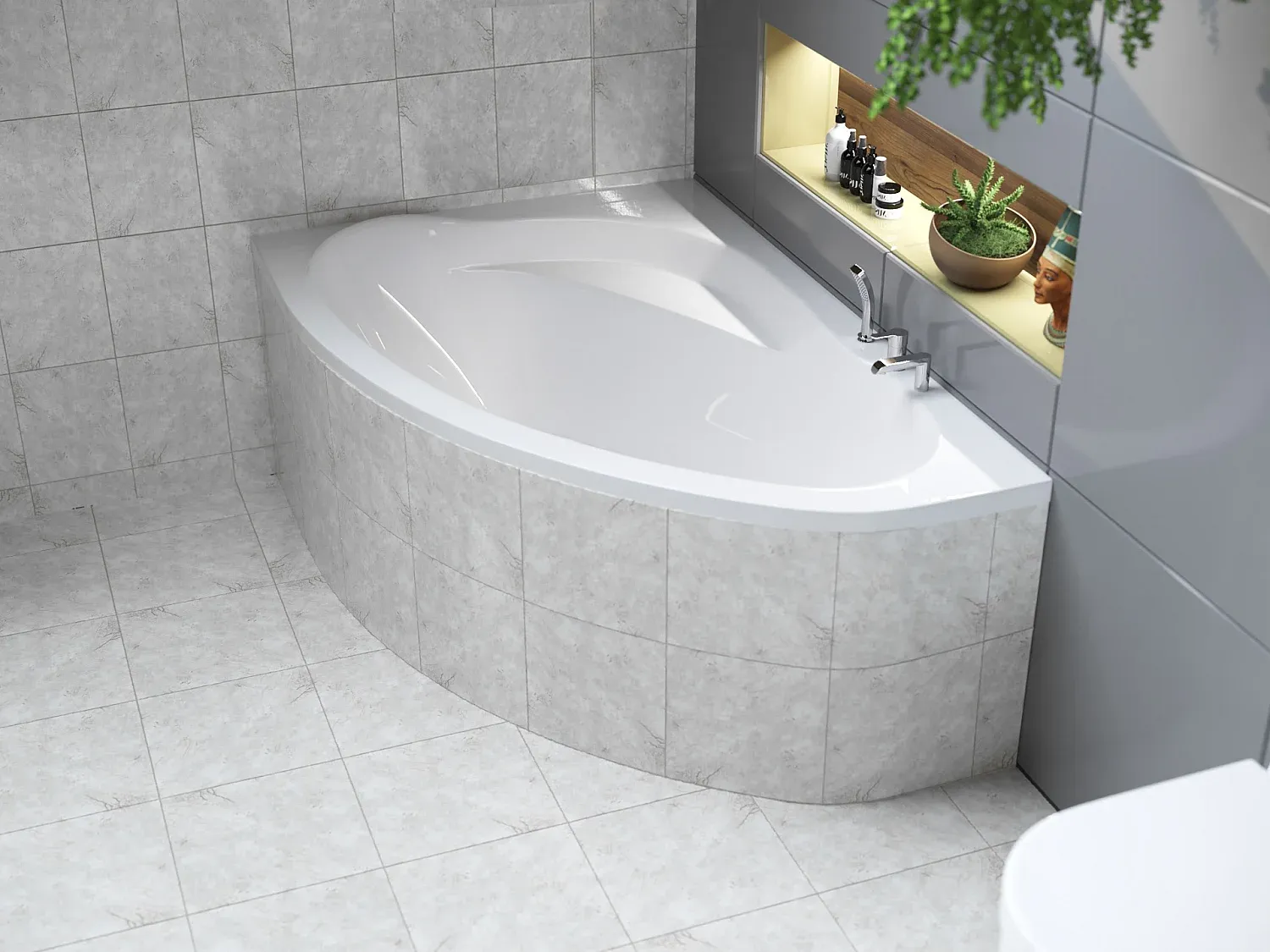 Badezimmer,Bereich Badewanne,Badewanne (Standard)-livilume