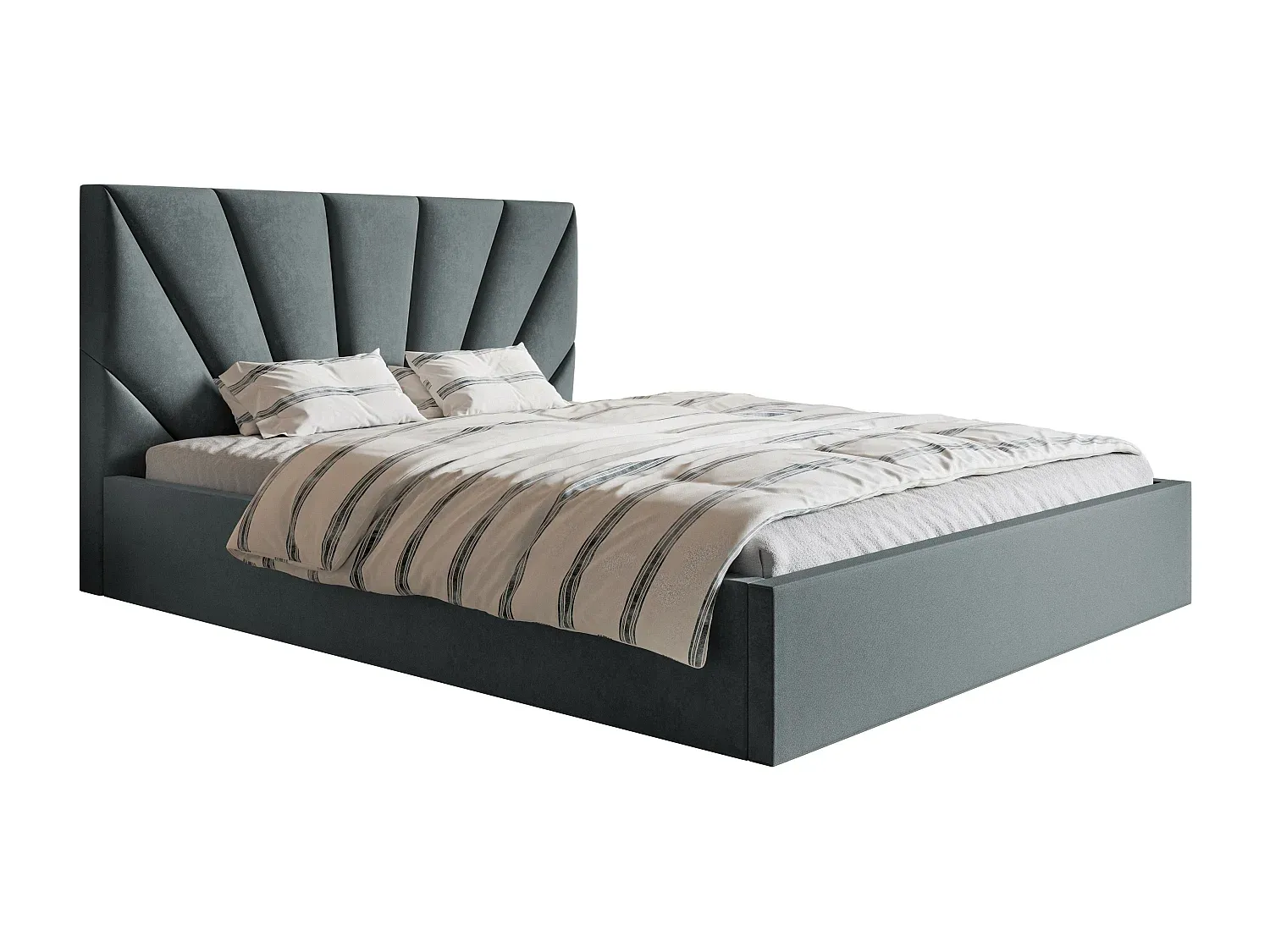 Schlafzimmer,Bereich Bett,Bett mit Bettkasten-livilume