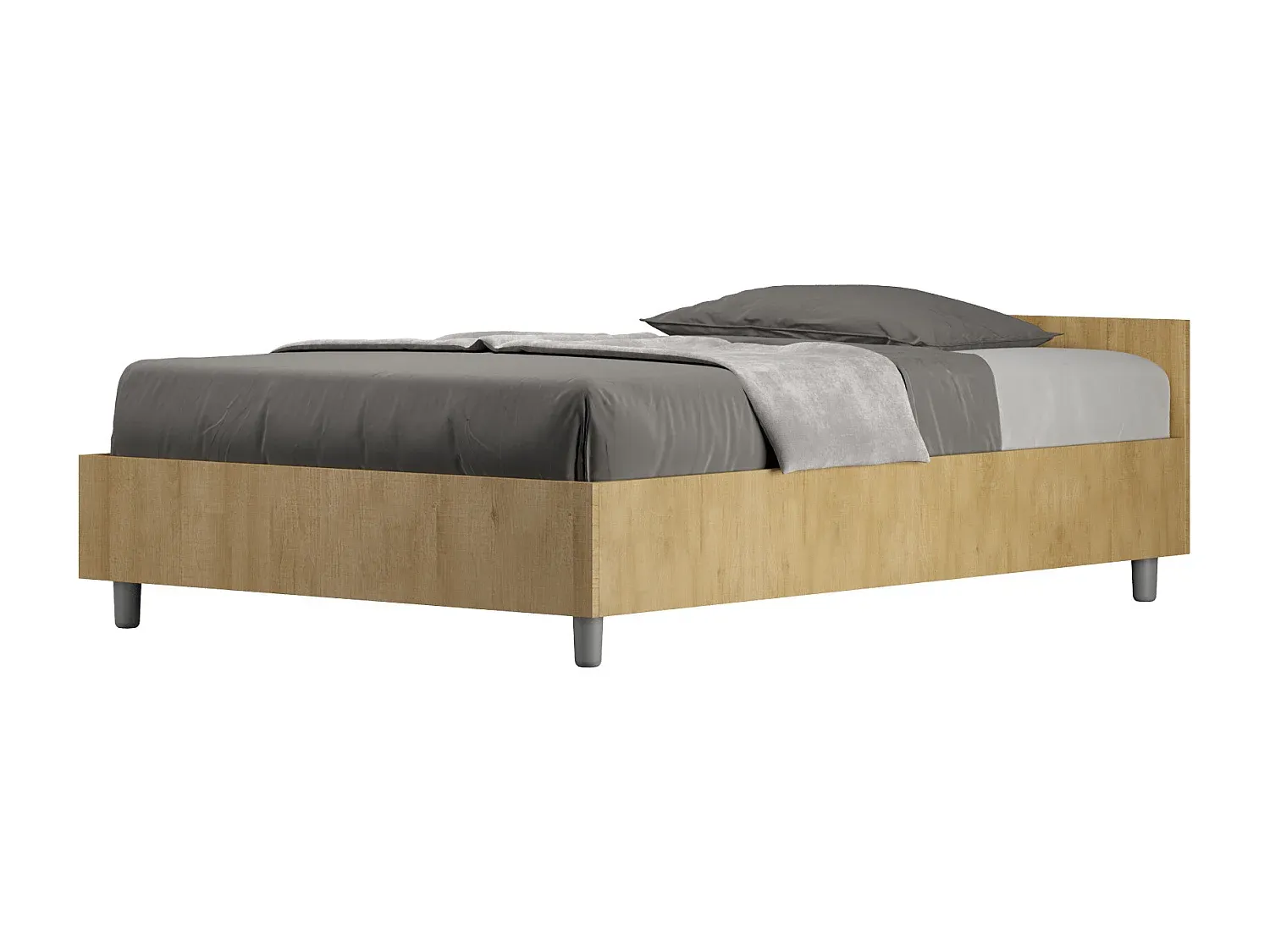 Schlafzimmer,Bereich Bett,Bett mit Bettkasten-livilume