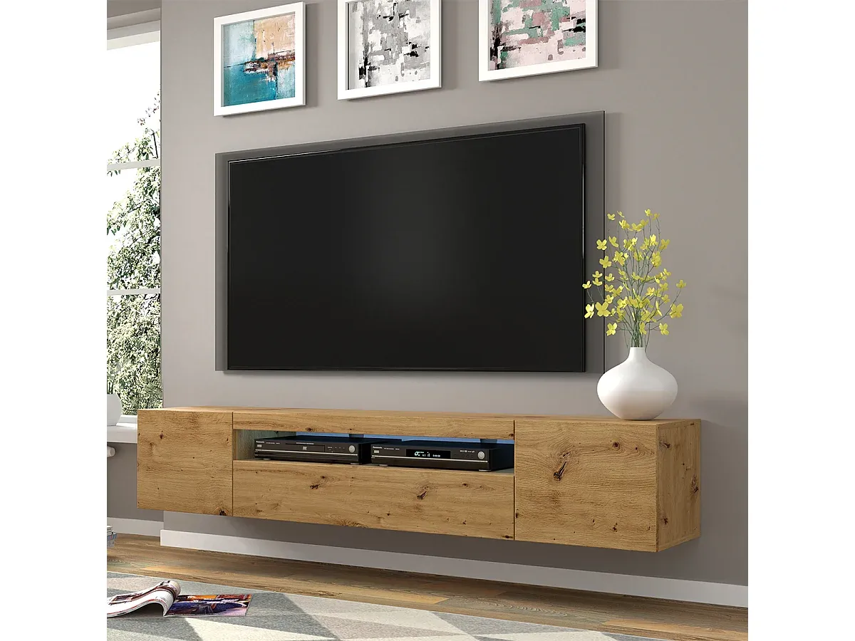 Wohnzimmer und Flur,Wohnzimmermöbel,TV-Hängeschrank-livilume