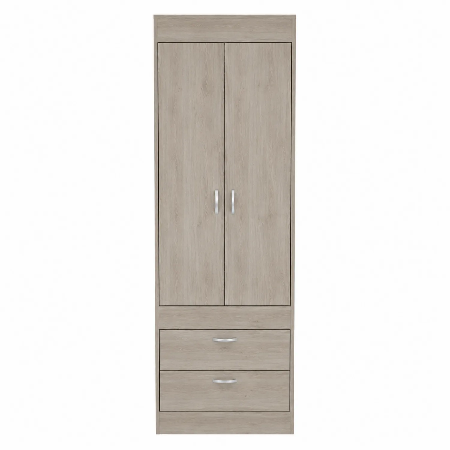 Armoire en Bois 2 Portes 2 Tiroirs-brixtrivoqal