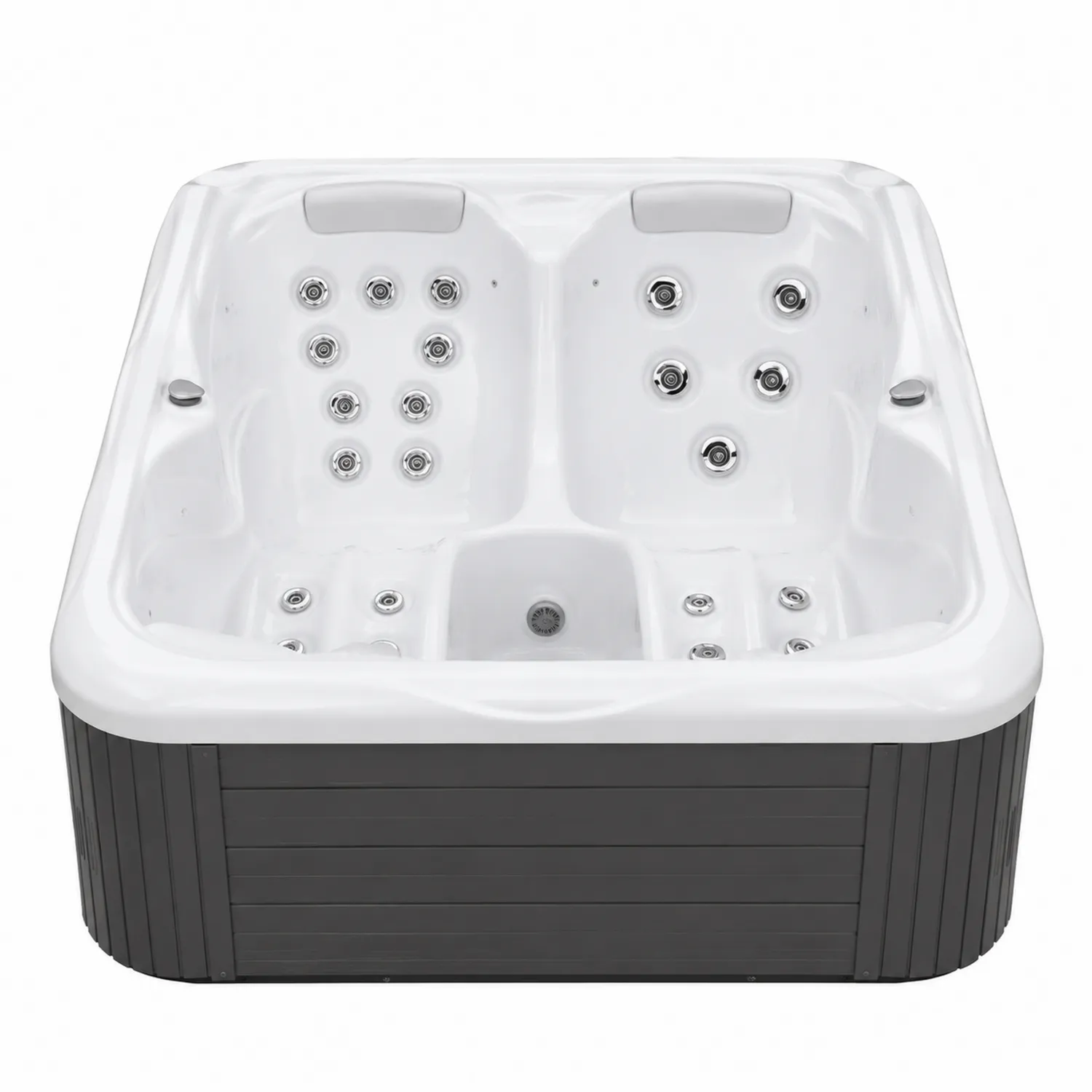 Jacuzzi rectangulaire 6 places en acrylique avec 30 jets-brixtrivoqal