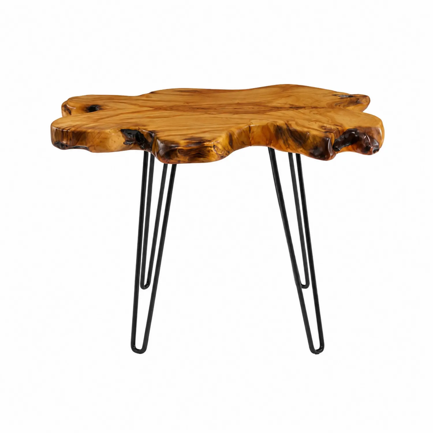 Table basse en bois avec pieds en métal-brixtrivoqal