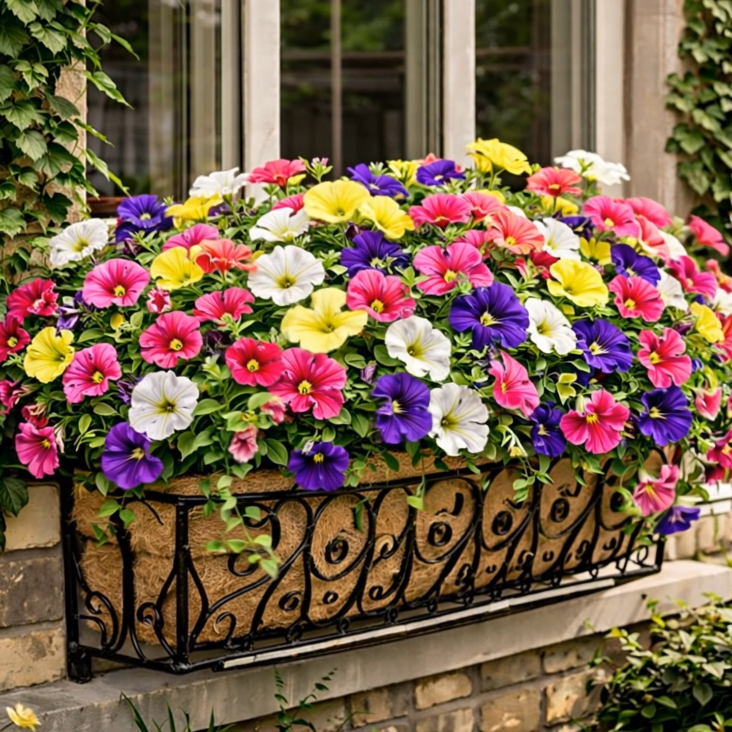 BUY MORE SAVE MORE 🔥 Lifelike Morning Glory Artificial Flowers for Outdoor Decor 🌸