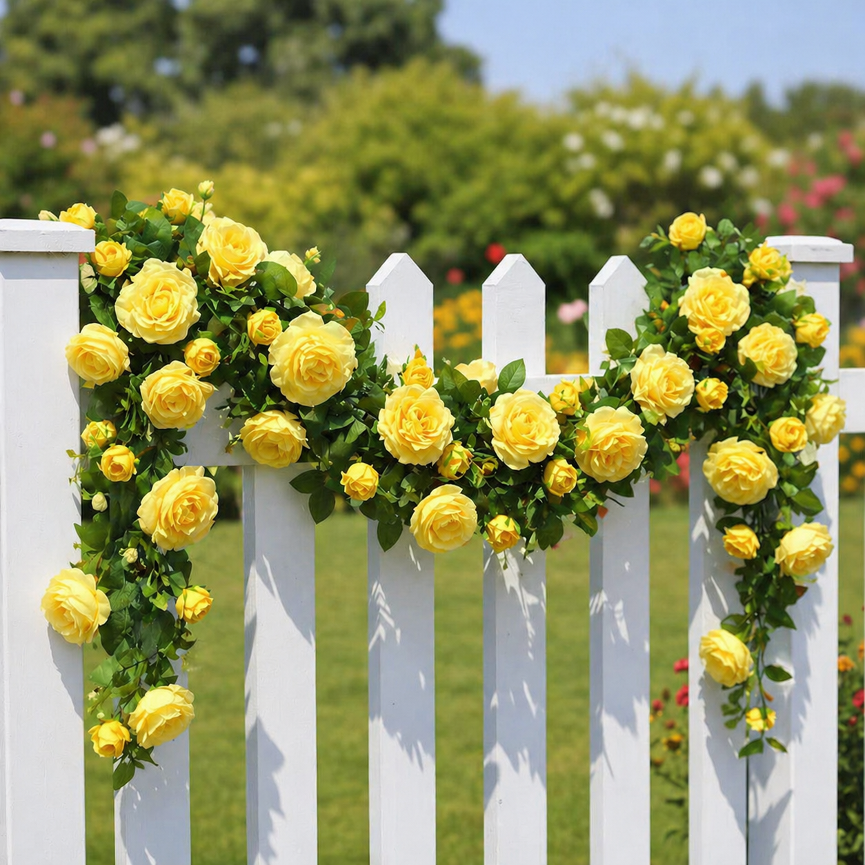 [Copy]1 Pack - 7 Bundles · 21 Flowers🔥 UV-Resistant Artificial Flowers for Outdoor Decoration