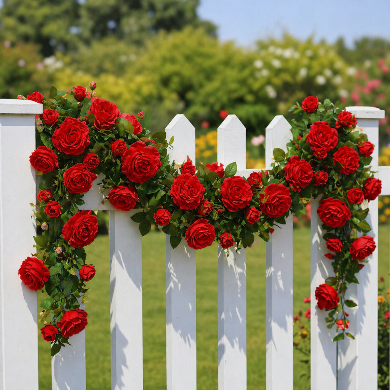 [Copy]1 Pack - 7 Bundles · 21 Flowers🔥 UV-Resistant Artificial Flowers for Outdoor Decoration