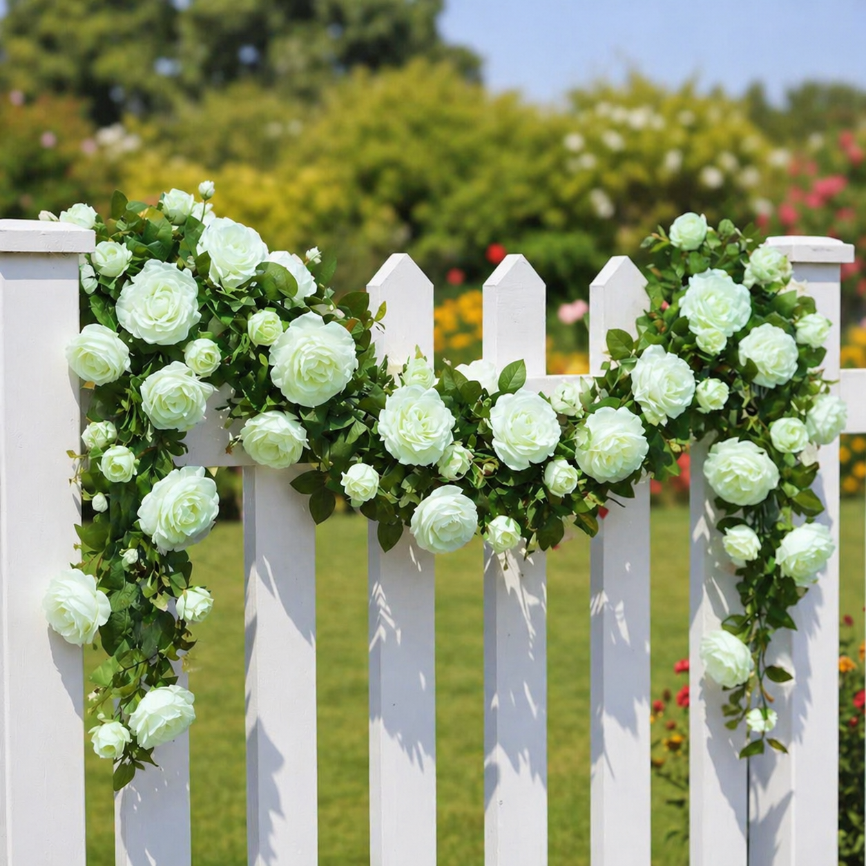 [Copy]1 Pack - 7 Bundles · 21 Flowers🔥 UV-Resistant Artificial Flowers for Outdoor Decoration