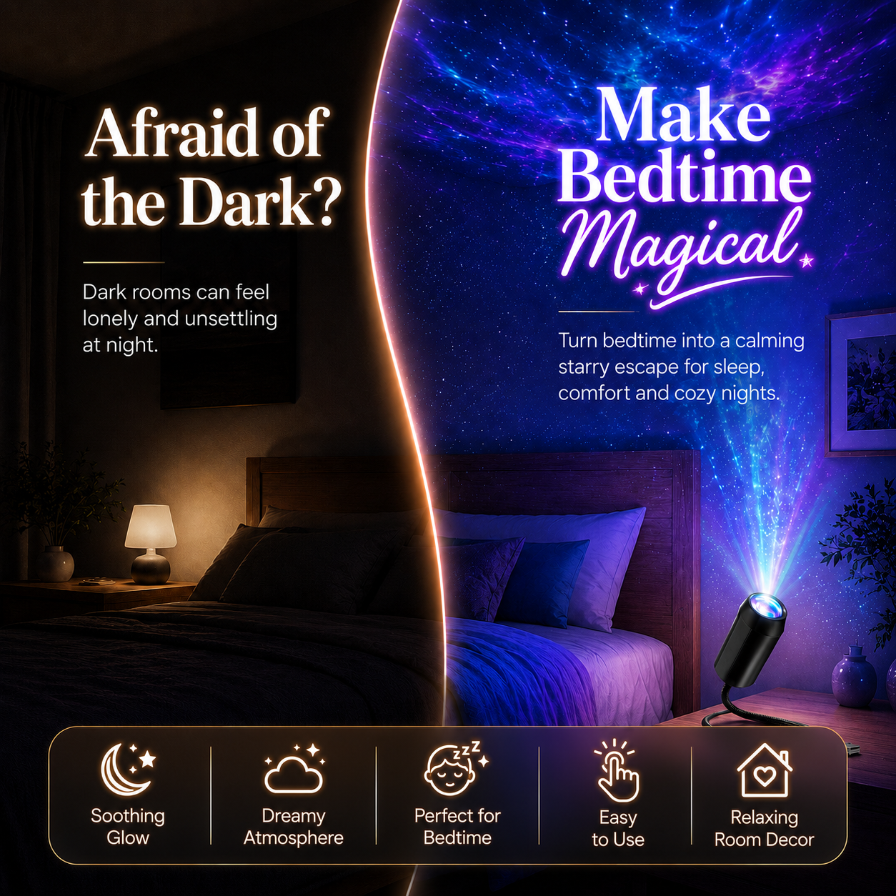 ⏰ Last Day Promotion 70％OFF -💫 Smart Holographic Star Projector