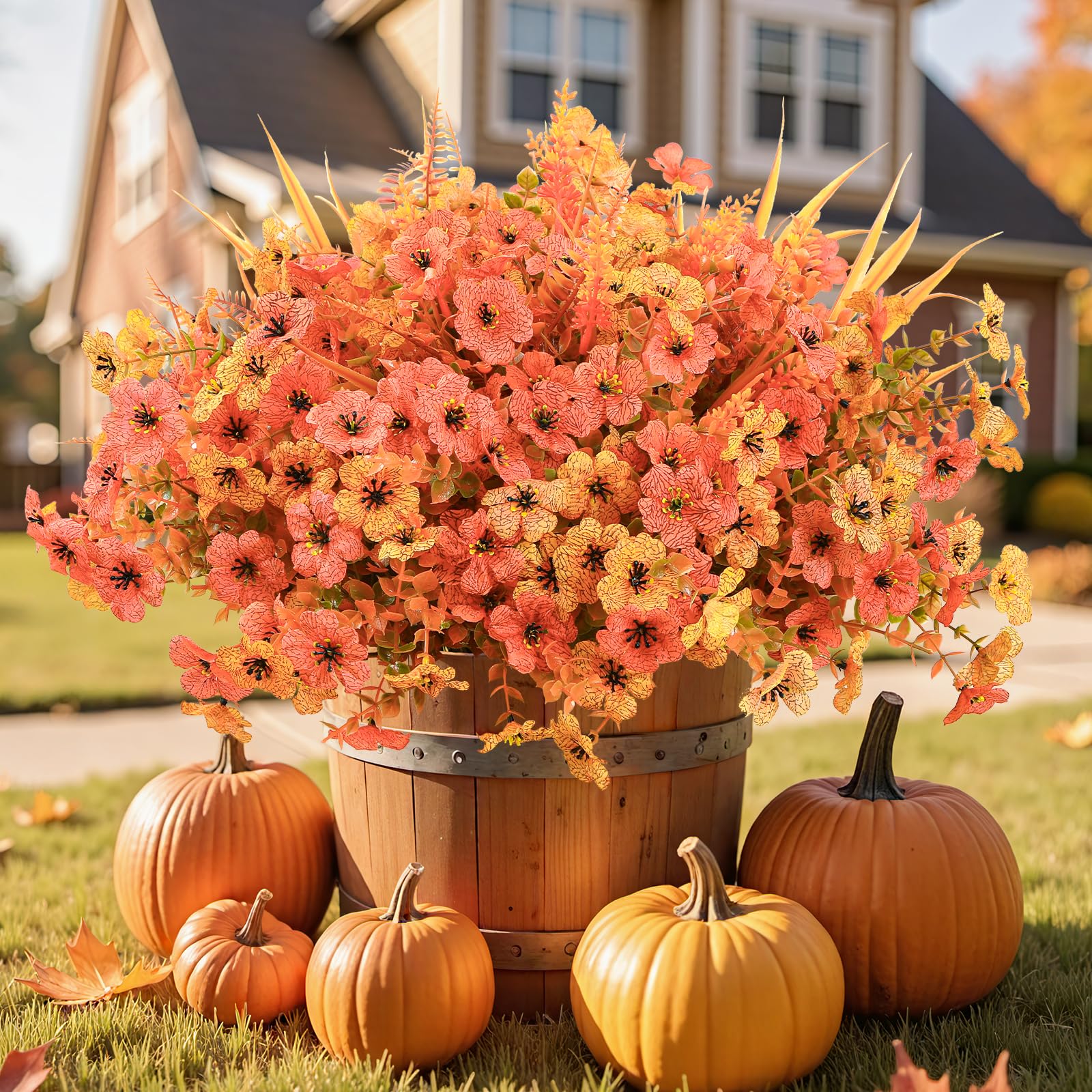 🔥75% OFF🎃Realistic Fall Fake Flowers🌸🍂