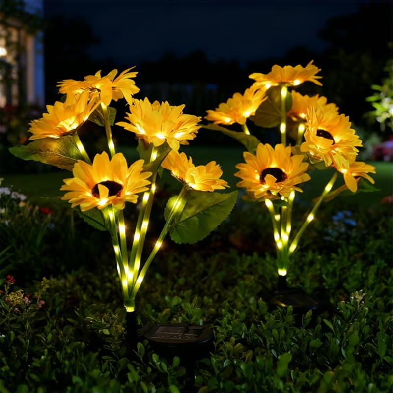 🌻 65K+ SOLD! 2026 UPGRADED Solar Sunflowers – Hyper-Realistic Petals, Stunning Shadow Projections & Dusk-to-Dawn Garden Magic 🌻