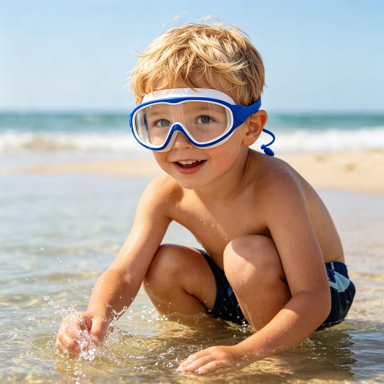 🌞70% OFF Today - SplashyEyes™ Swim Goggles – No Hair Pull, No Raccoon Eyes🥽