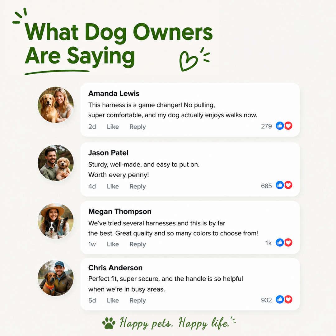 PawPilot™ No-Pull Dog Harness - Free for Personalized