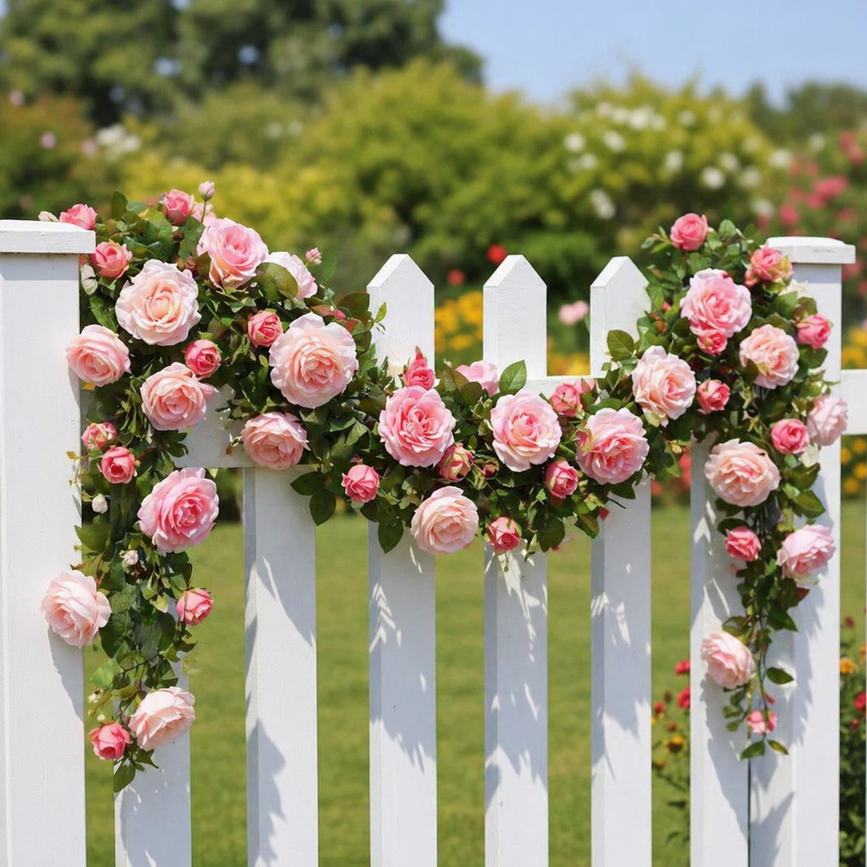[Copy]1 Pack - 7 Bundles · 21 Flowers🔥 UV-Resistant Artificial Flowers for Outdoor Decoration