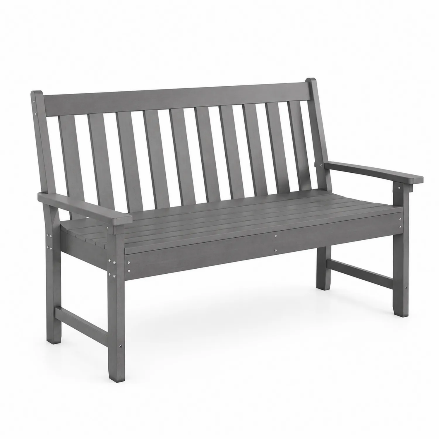 Banc d'extérieur en bois gris