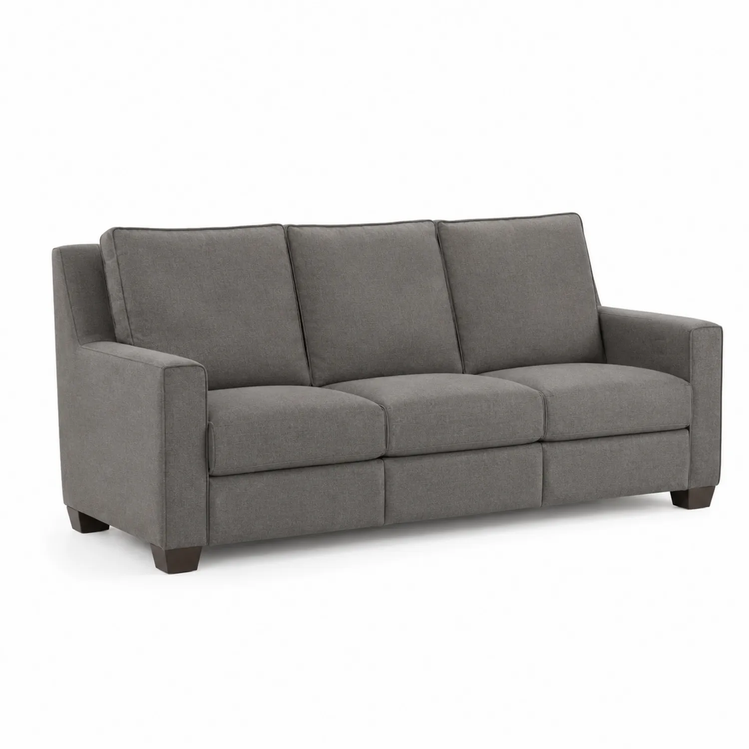 Canapé 3 places en tissu gris