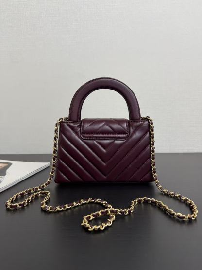 CC26SS Black Gold Kelly Bag