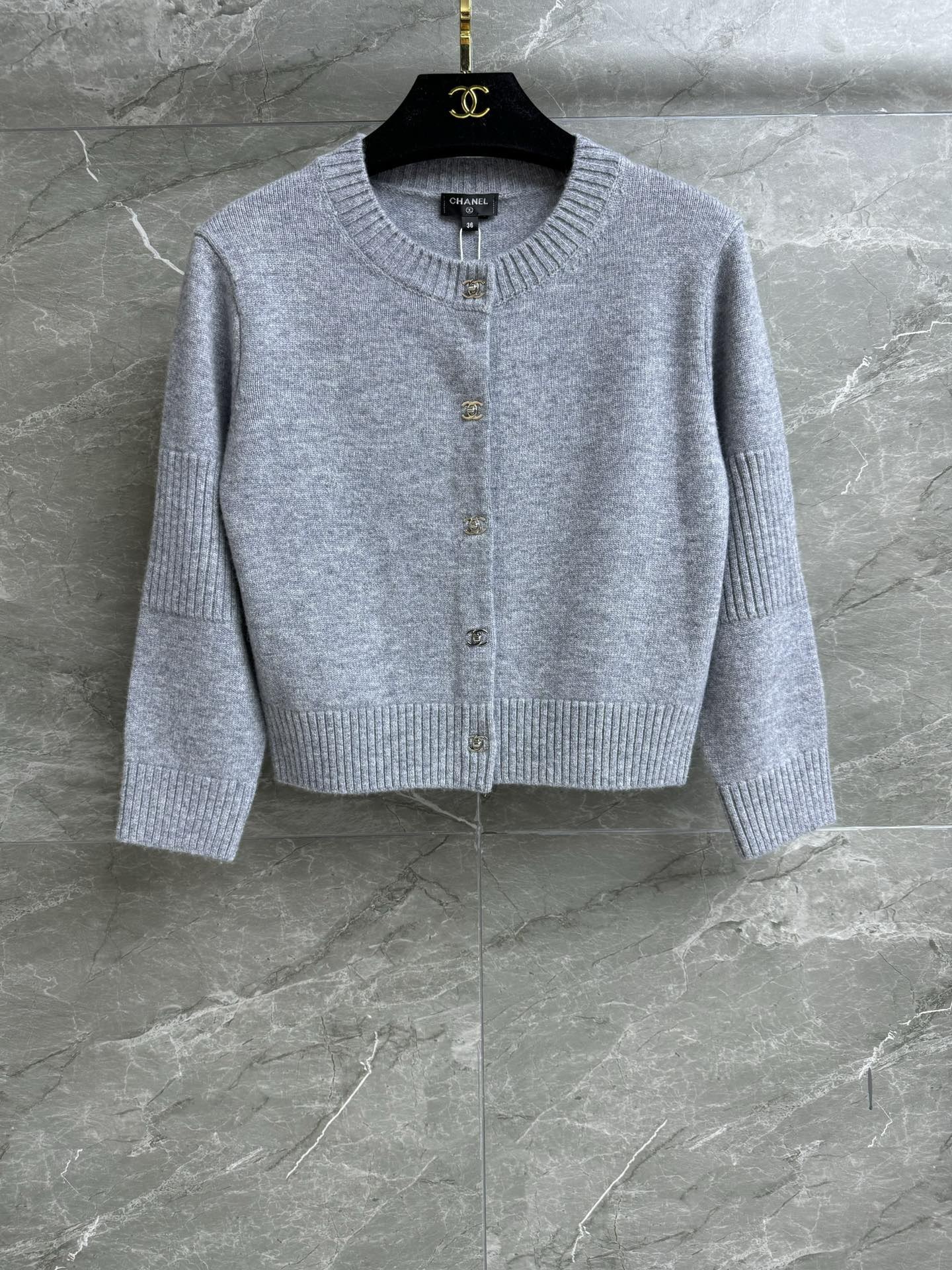 CC Exquisite button knit cardigan