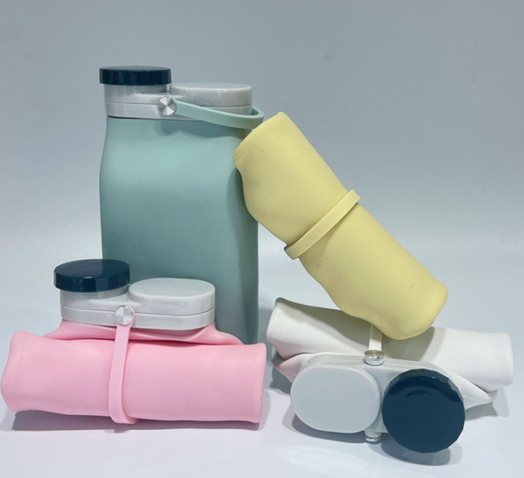  Foldable Silicone Travel Water Cup