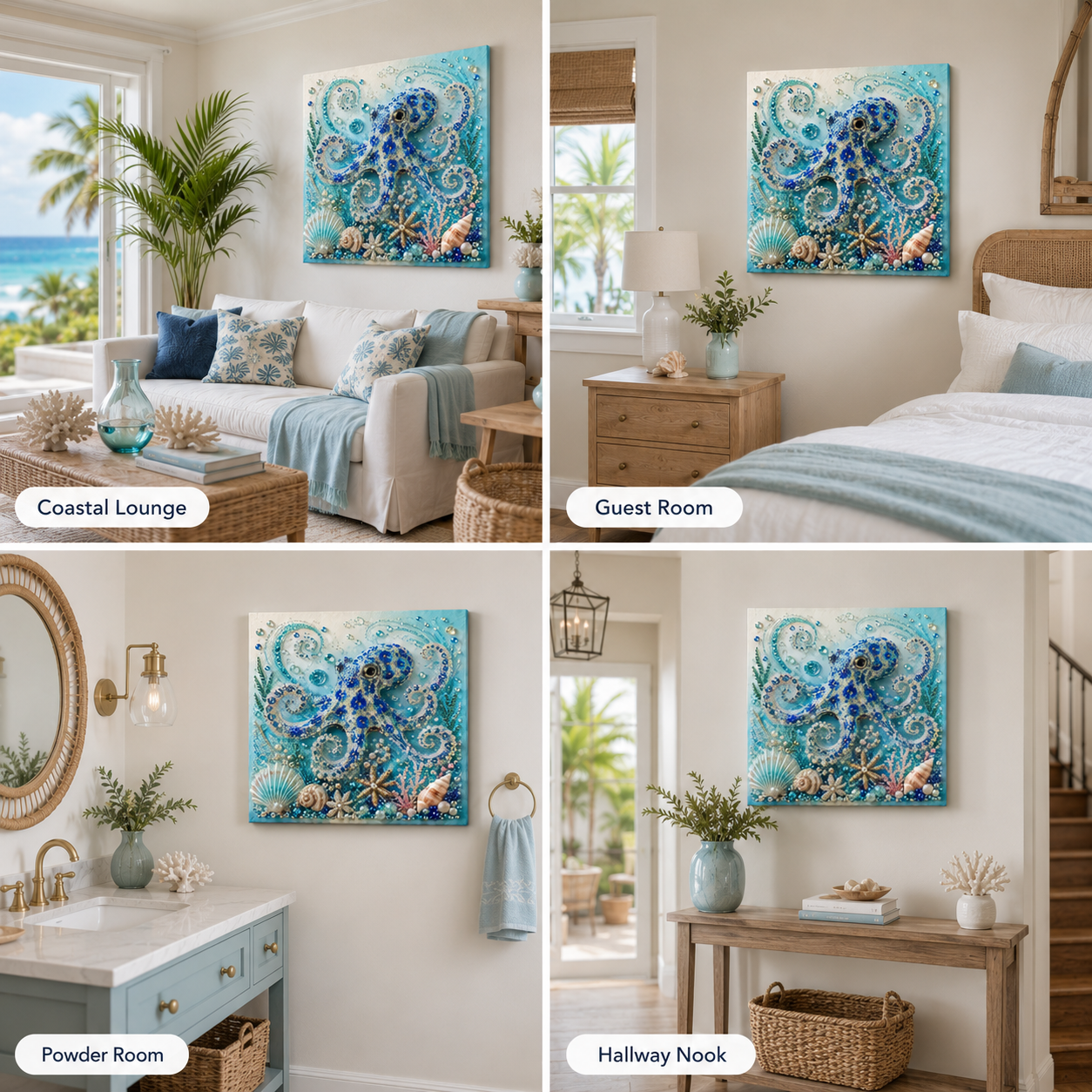 🔥 Last Day 70% OFF - 🌊✨ Ocean Theme Pearl Art DIY Kit