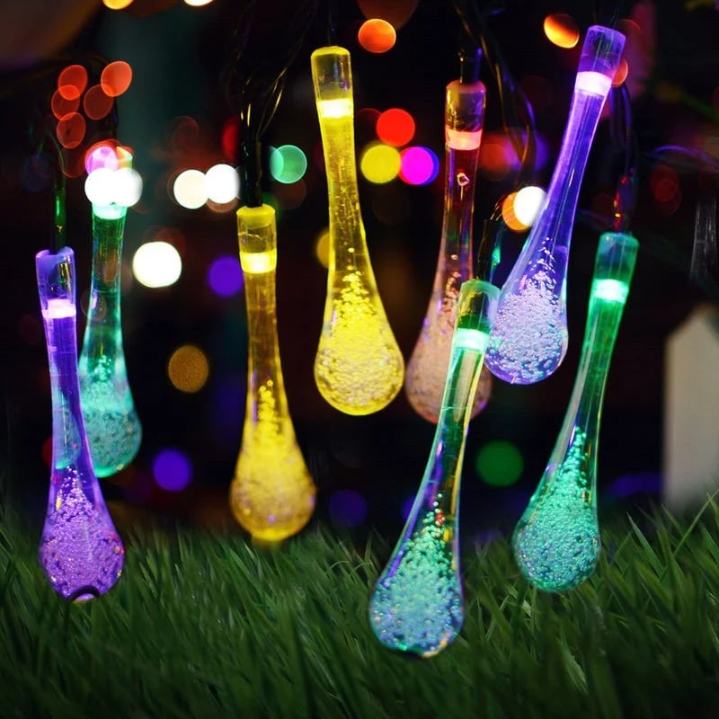 🔥80% OFF - 🔥Water Drop Solar Lights