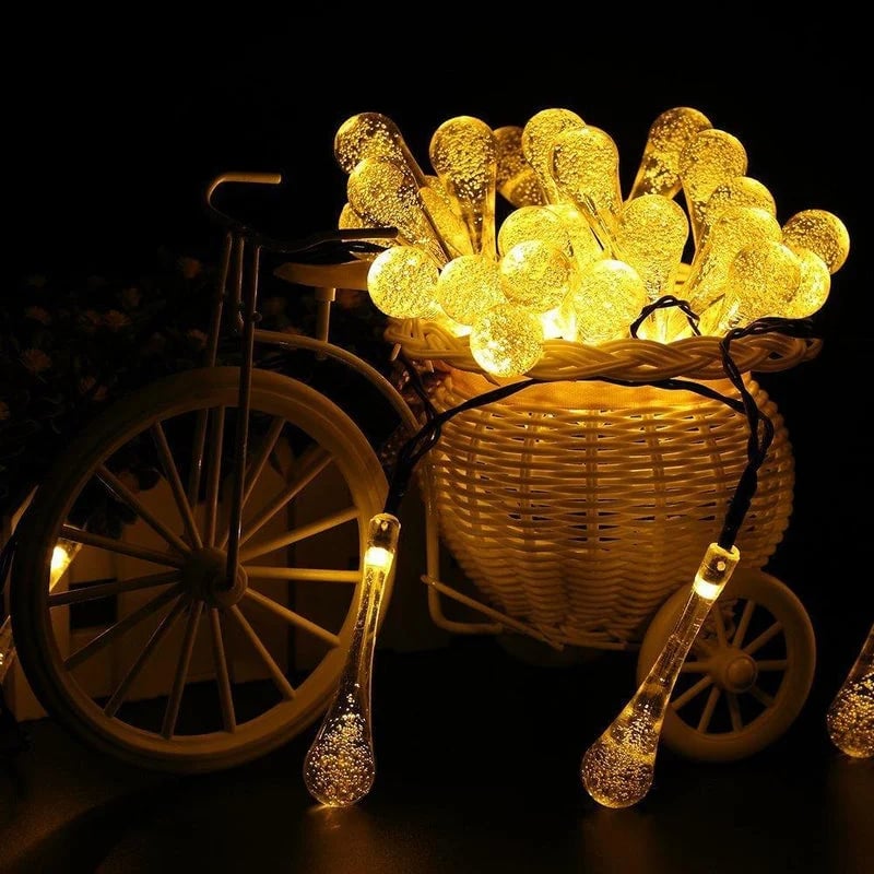 🔥80% OFF - 🔥Water Drop Solar Lights