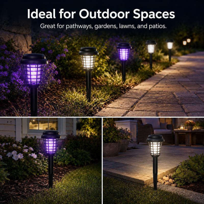 Solar Mosquito Zapper Light