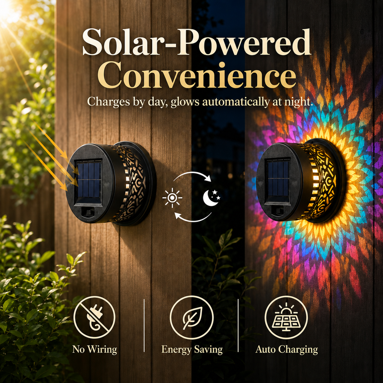 🔥70% OFF-✨Solar Mandala Wall Light