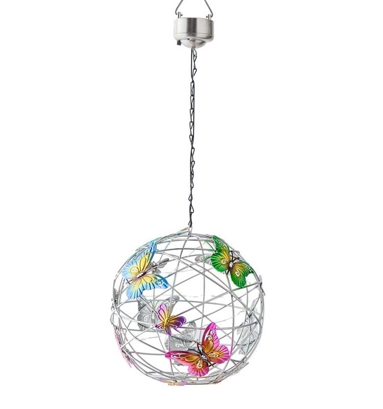 🔥80% OFF - ✨Hanging Butterflies with Solar LED Light Ornament