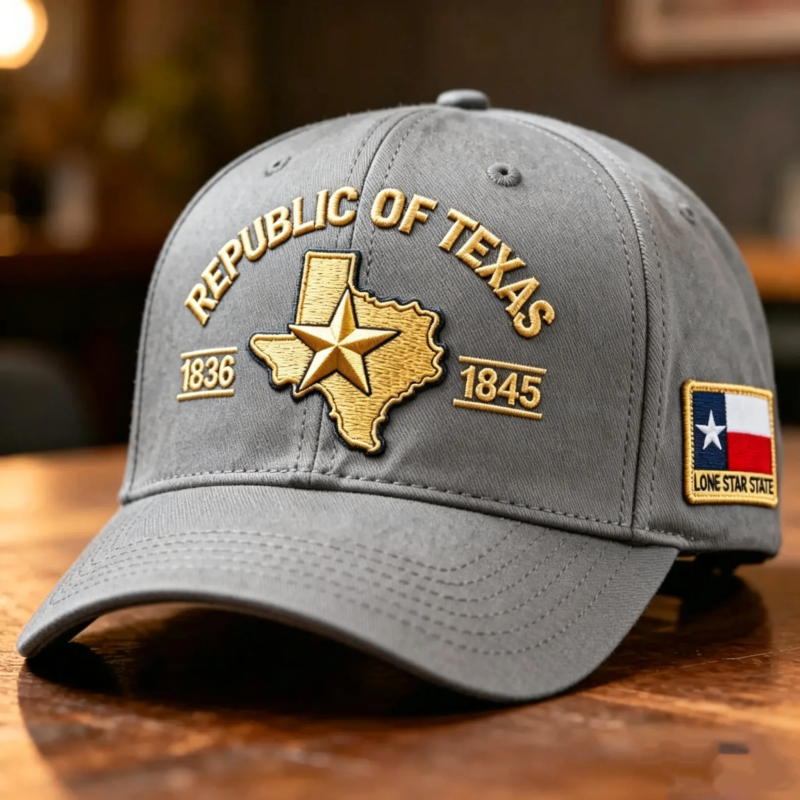 🔥80% OFF - 🎁Republic of Texas Embroidered Hat