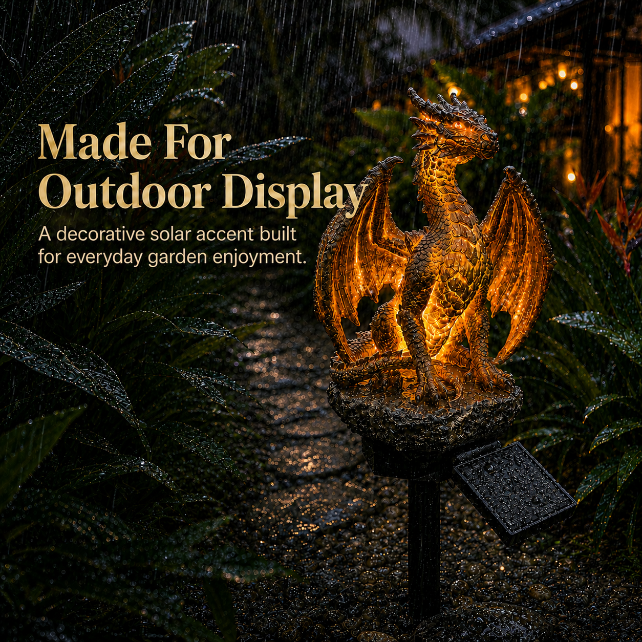 🔥 80% OFF-🦖Solar Dragon Garden Statue Light