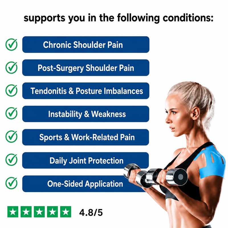 🔥 70% OFF - 🏋️‍♂️Pre-Cut Kinesiology Support Tape