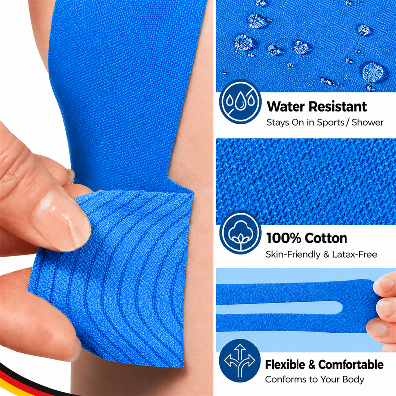 🔥 70% OFF - 🏋️‍♂️Pre-Cut Kinesiology Support Tape