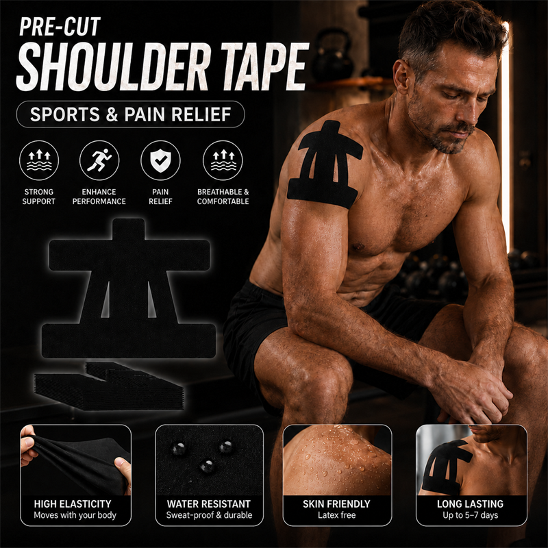 🔥 70% OFF - 🏋️‍♂️Pre-Cut Kinesiology Support Tape