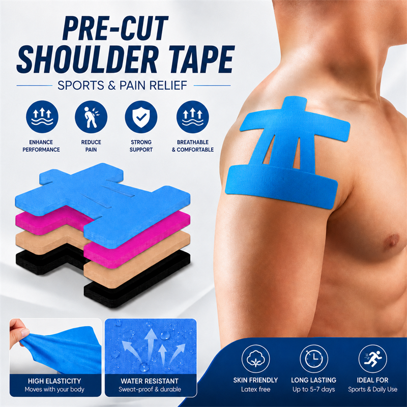 🔥 70% OFF - 🏋️‍♂️Pre-Cut Kinesiology Support Tape