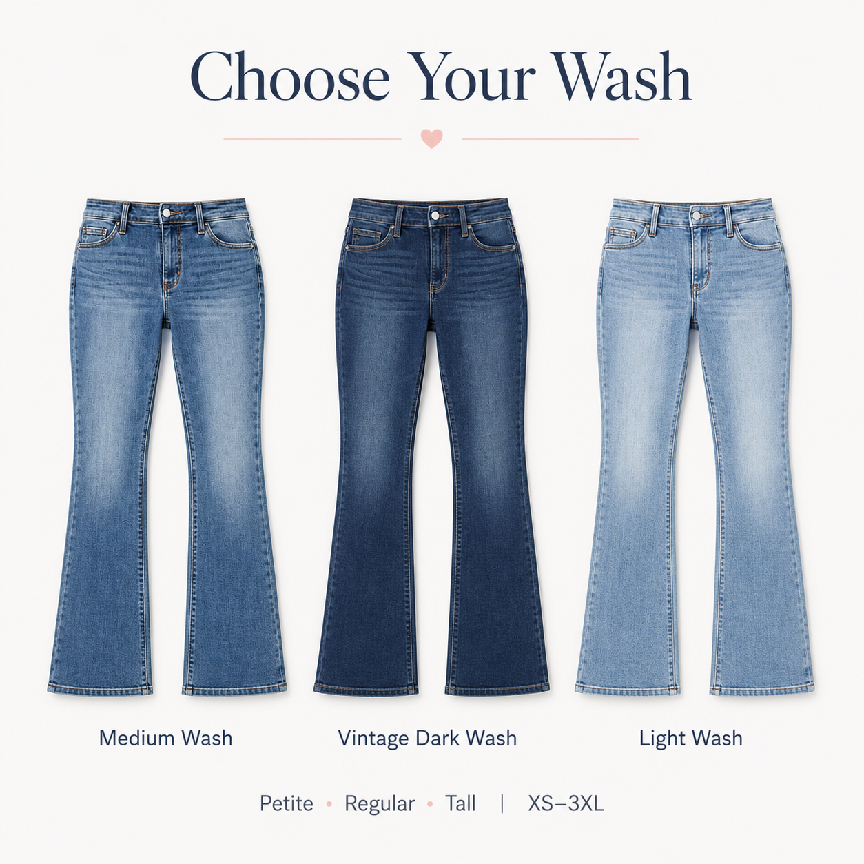 ✨HOT SALE 70% OFF - 👖New Tummy Control Bootcut Jeans