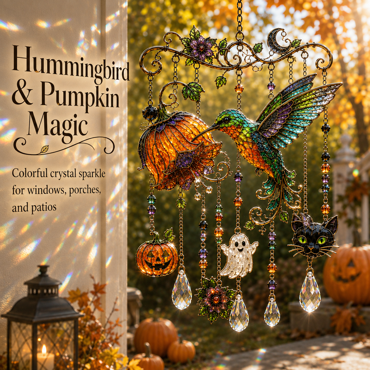 🎃 Halloween Early Bird Sale | 70% OFF 🎐 Halloween-Themed Crystal Wind Chime