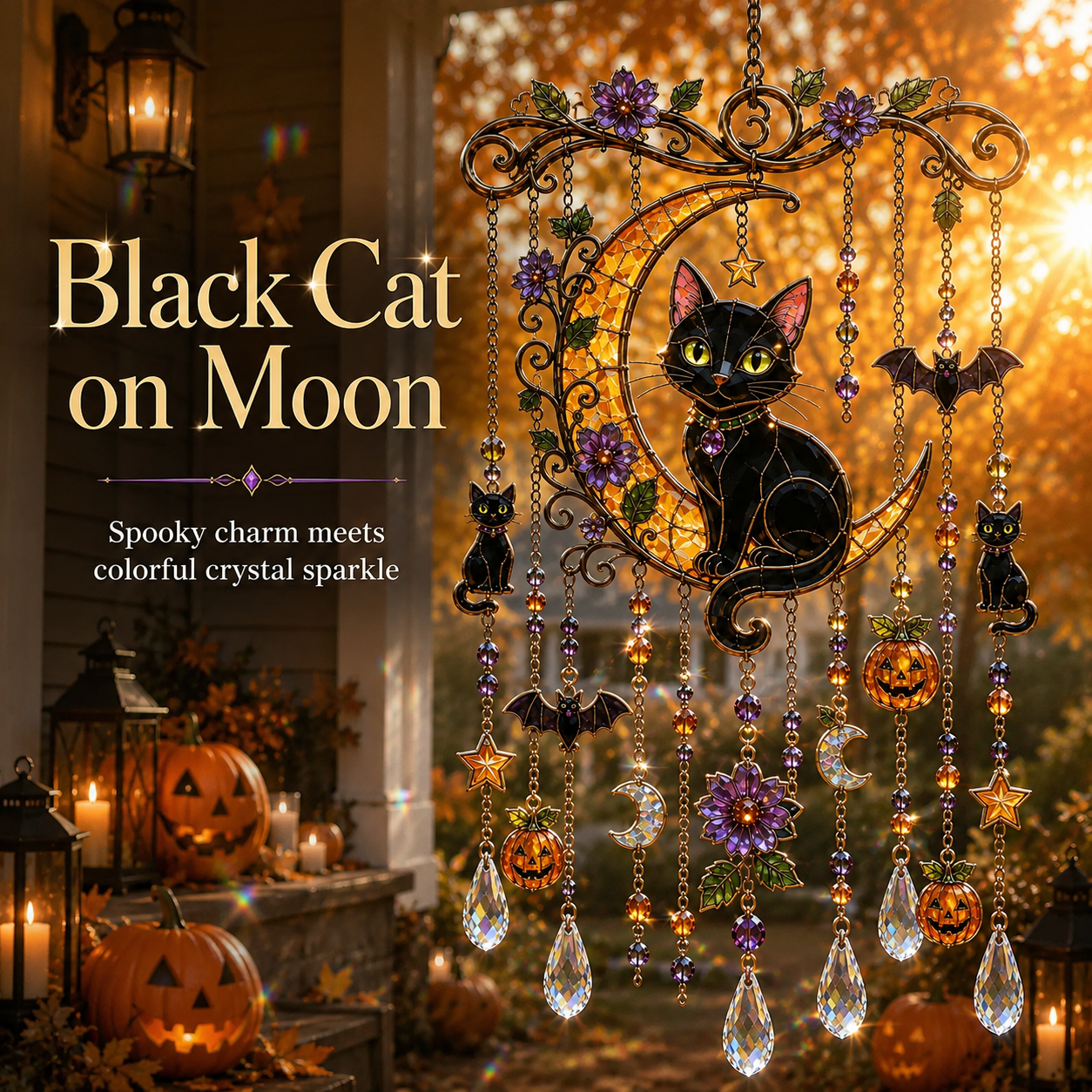 🎃 Halloween Early Bird Sale | 70% OFF 🎐 Halloween-Themed Crystal Wind Chime