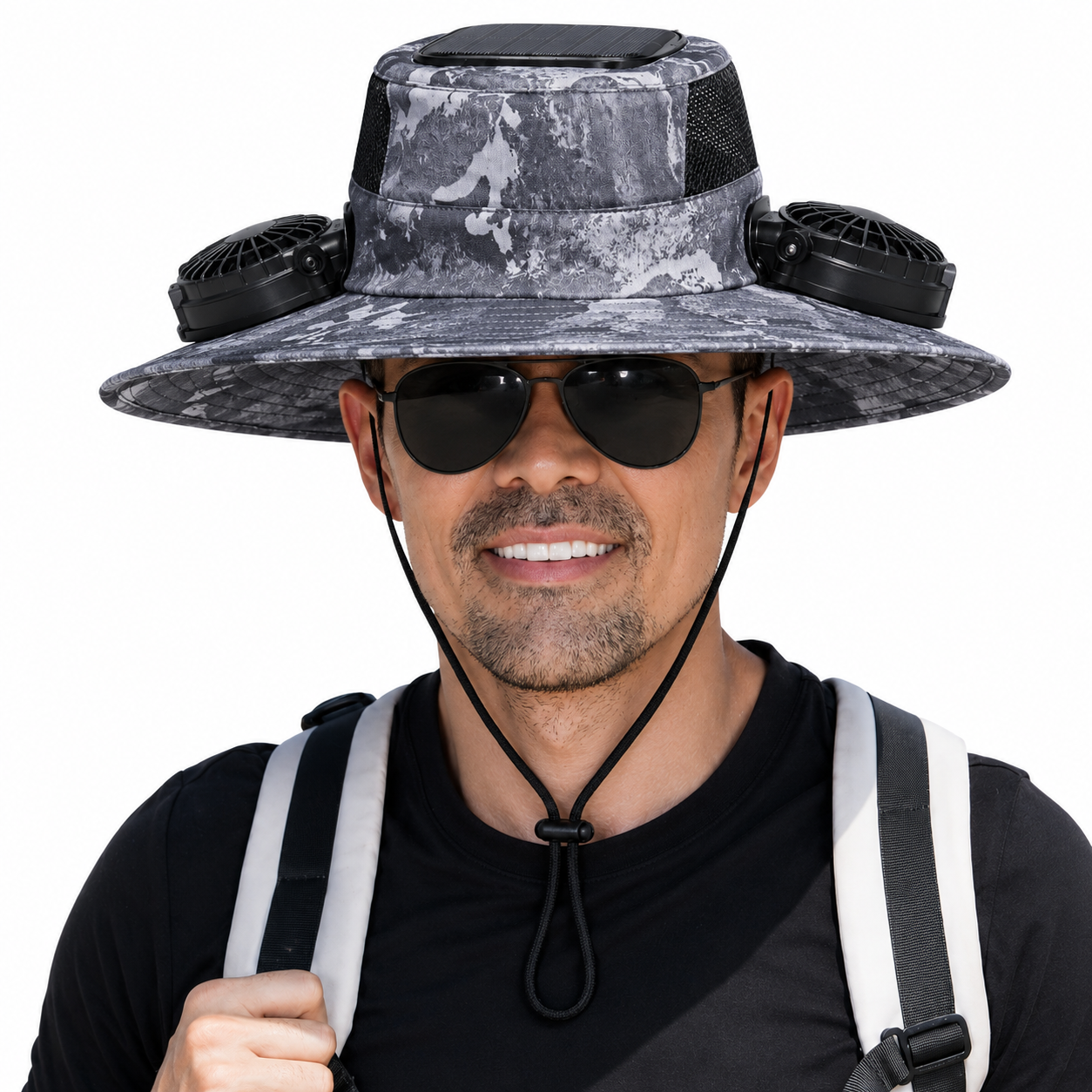 🔥HOT SALE NOW 70% OFF🔥Solar Cooling Sun Hat – Portable Fan Cap