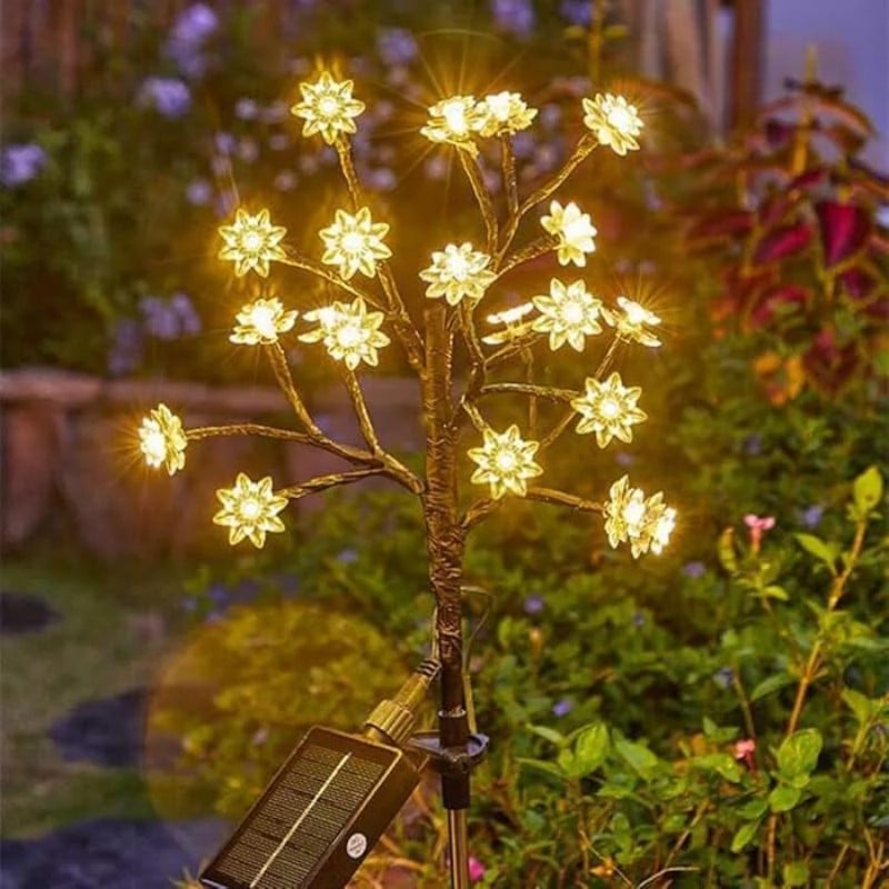 🔥Hot Sale-80% OFF🔥-Outdoor Solar Lotus Light 🌷