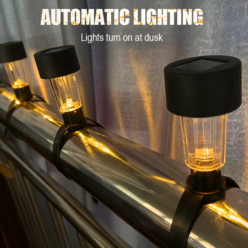 🔥80% OFF - Solar Tie Lights with Clips - for Lawn, Garden, Yard, Outdoor Wedding Decoration & Ambient Landscape Lighting
