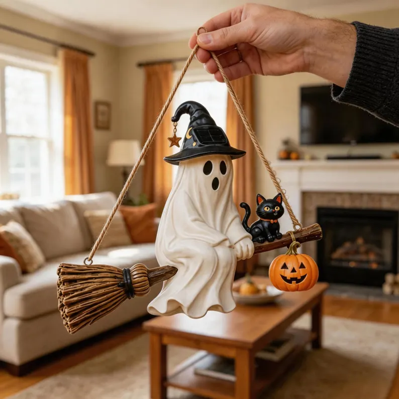 🎃 Halloween Early Bird Sale | 70% OFF 👻 Halloween Solar Ghost Hanging Decor